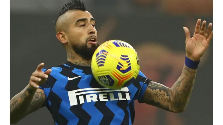 Vidal recibe mensaje de apoyo del Inter.