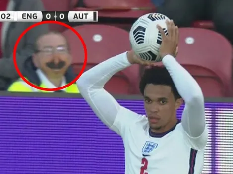 Guardia tony se robó la película en partido de Inglaterra