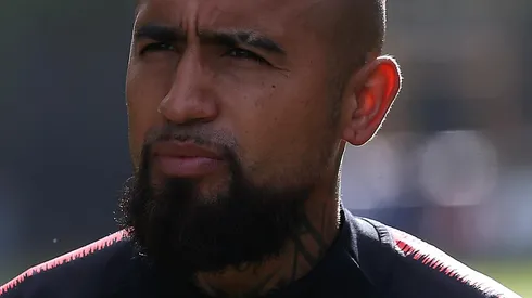 Arturo Vidal quedó fuera de los partidos por las Eliminatorias Qatar 2022, por los que viajó hasta Chile.