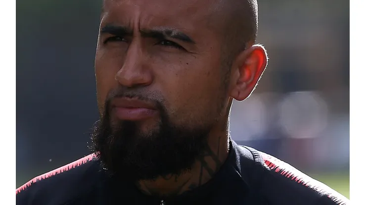 Arturo Vidal quedó fuera de los partidos por las Eliminatorias Qatar 2022, por los que viajó hasta Chile.