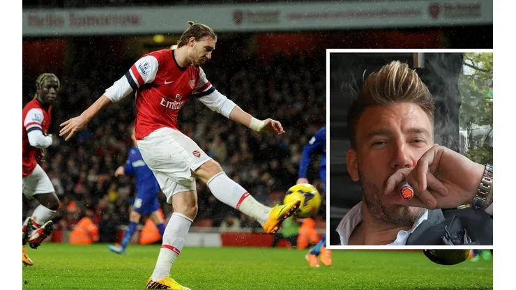 Bendtner tuvo su mejor momento en el Arsenal
