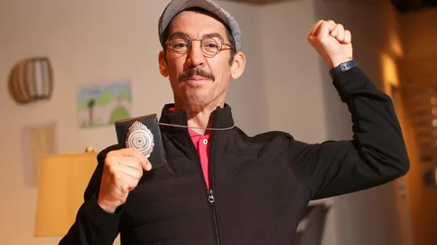 Felipe Ríos como su nuevo personaje para La Torre de Mabel.