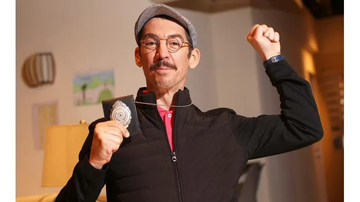 Felipe Ríos como su nuevo personaje para La Torre de Mabel.