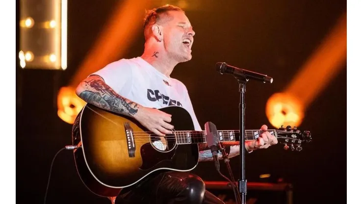 Corey Taylor en los tiempos sin pandemia.