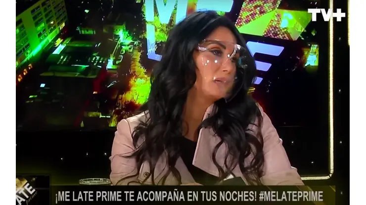 Pamela Díaz en el panel de Me Late Prime.