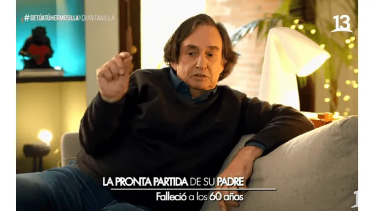 El actor participó en el programa de conversación de Canal 13.