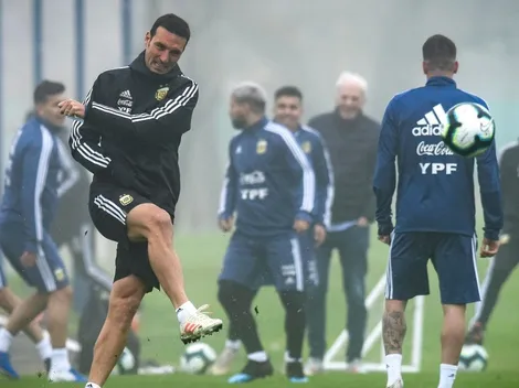 Scaloni por Vidal: "No creo que sea para alarmarse"