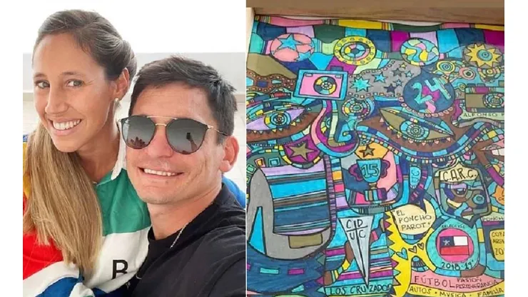 El dibujo que le hizo Begoña a Alfonso Parot