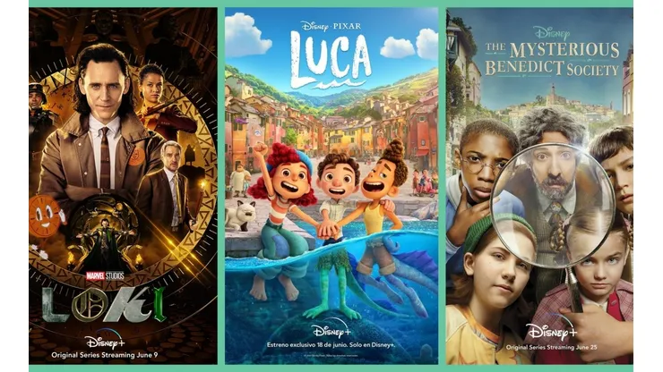 Loki, Luca y La Misteriosa Sociedad Benedict son parte de los estrenos que tiene preparados Disney+ en junio.