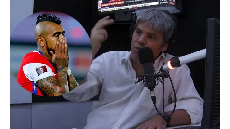 Guarello repasa la seriedad de Arturo Vidal en Chile a diferencia de cómo se comporta en Italia.