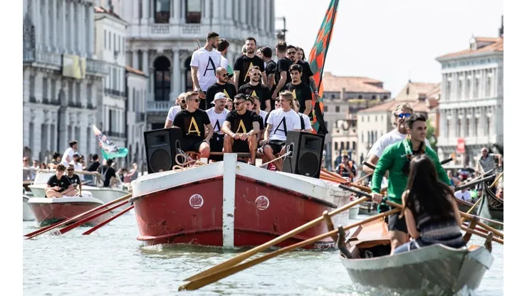 El Venezia celebra su paso a la Serie A después de 20 años