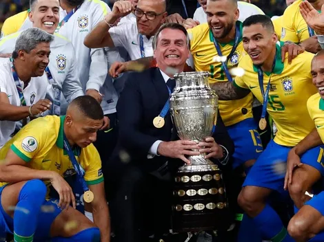 Bolsonaro le da la pasada a la Copa América en Brasil