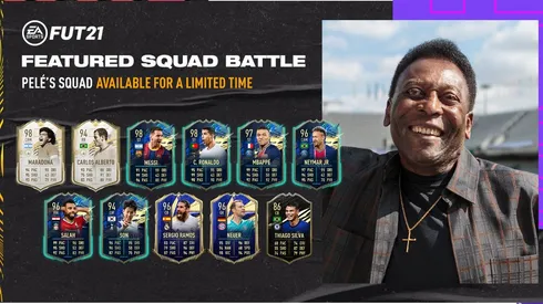 Pelé armó su equipo ideal para FUT de FIFA 21