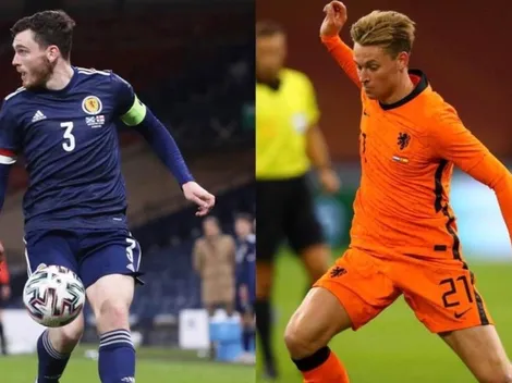 Holanda y Escocia animan entretenido duelo previo a la Euro