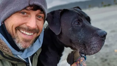 Pascual Fernández junto a Guero.