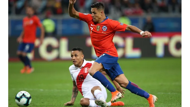 Alexis Sánchez en la Copa América que se celebró en Brasil en 2019