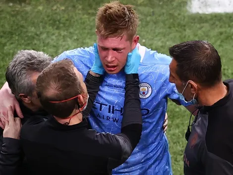 De Bruyne sufrió doble fractura en la final de Champions