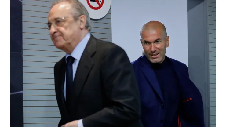 Zinedine Zidane afirmó que Florentino Pérez no le transmitió confianza.