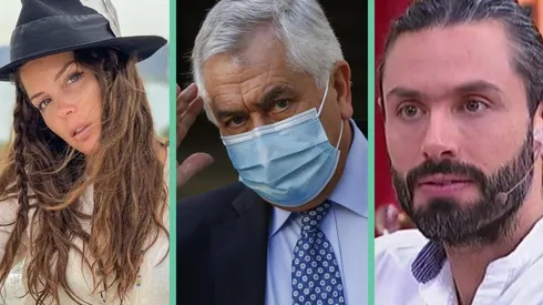 Cata Vallejos, el ministro Enrique Paris y el doctor Rodolfo Neira.