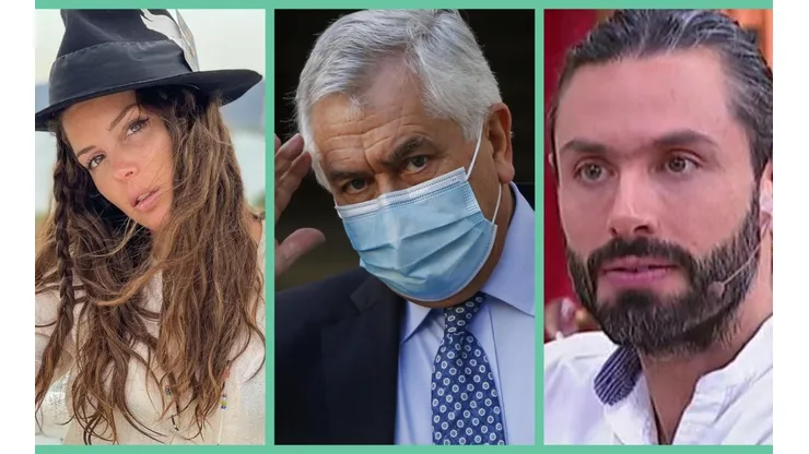 Cata Vallejos, el ministro Enrique Paris y el doctor Rodolfo Neira.