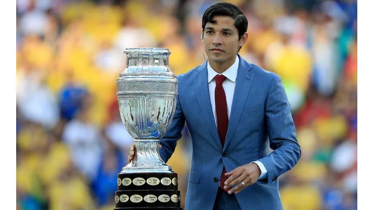 El Mati Fernández con la copa en la final de 2019