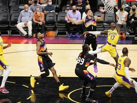 Lakers y Suns animan el juego 4 de los Playoffs de la NBA