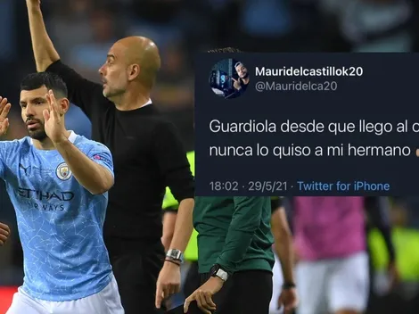 Hermano del Kun furioso con Guardiola: "Nunca lo quiso"