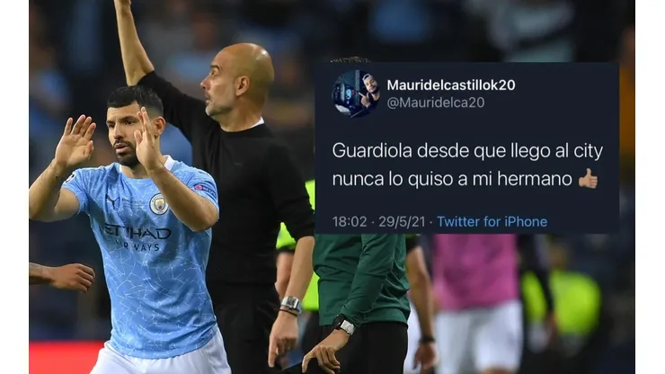 Hermano del Kun Agüero incencia Twitter con crítica a Guardiola