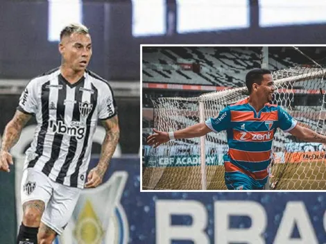 Pikachu le arruinó la tarde a Edú Vargas en el Brasileirao