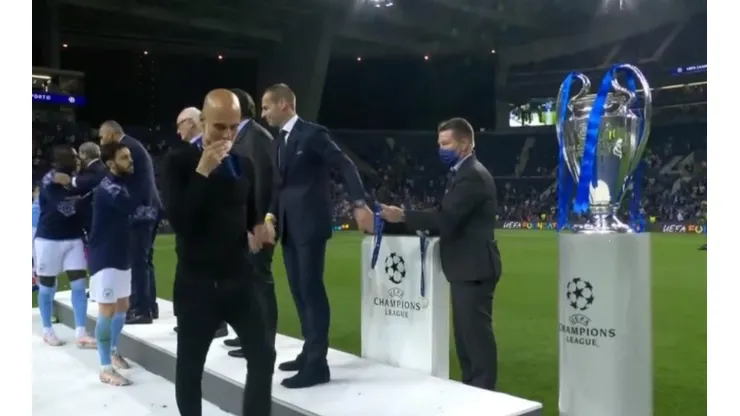 Guardiola se mostró satisfecho por haber llegado a la final de la Champions