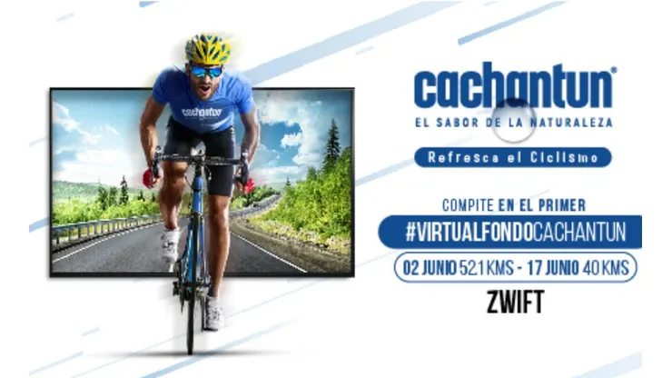 La masiva cicletada virtual que organiza Cachantún