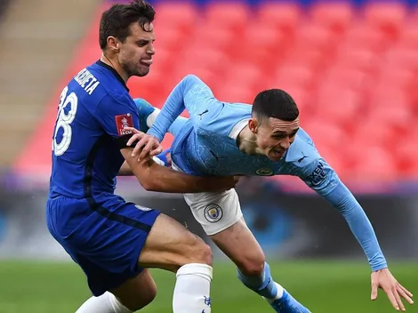Formaciones confirmadas del City y Chelsea para la final