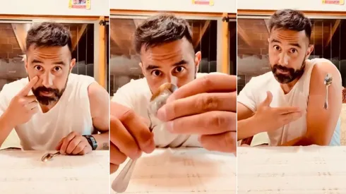 Bravo se sometió en casa al test del brazo recién vacunado