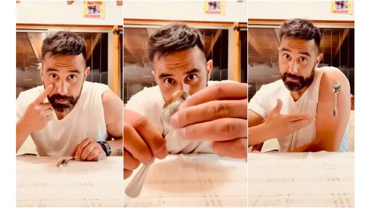 Bravo se sometió en casa al test del brazo recién vacunado