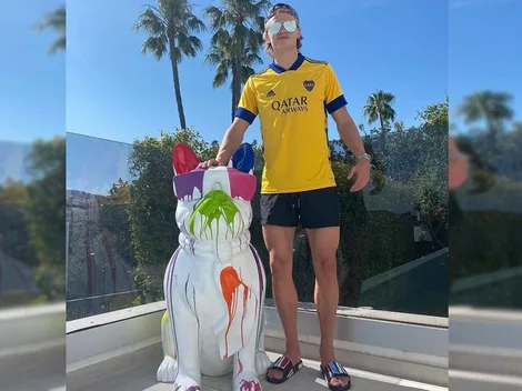 Haaland se puso la camiseta de Boca y revelan que es fanático