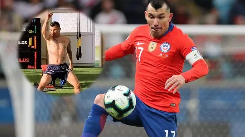 Gary Medel crack: los pasos de baile prohibidos en la práctica de la Roja.