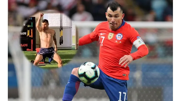 Gary Medel crack: los pasos de baile prohibidos en la práctica de la Roja.