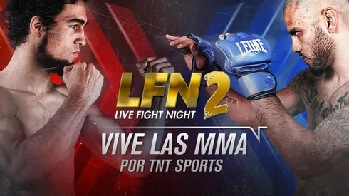 Afiche oficial de LFN 2, con el evento central de Ferreira vs Cortéz.