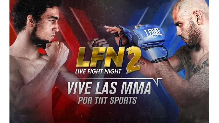 Afiche oficial de LFN 2, con el evento central de Ferreira vs Cortéz.