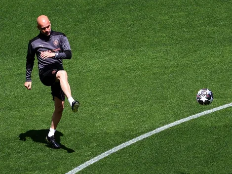 Pep Guardiola calienta la final de la Champions