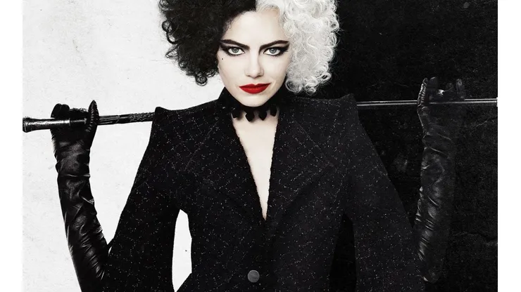 Emma Stone convertida en Cruella de Vil, para la nueva película de Disney+.