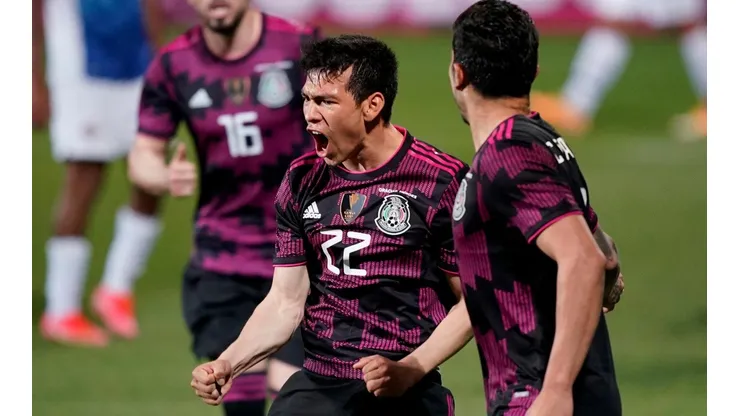Hirving Lozano del Napoli es quien lidera la carga del Tri en esta Nations League.