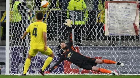 David de Gea la pasa mal con los lanzamientos de penal.