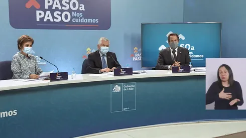 Autoridades del Minsal en el Reporte Diario