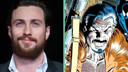 Aaron Taylor-Johnson y Kraven the Hunter.