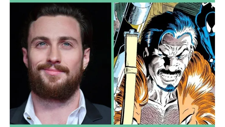 Aaron Taylor-Johnson y Kraven the Hunter.
