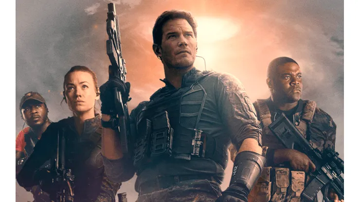 Chris Pratt encuentra una nueva forma para combatir alienígenas en La Guerra del Mañana.