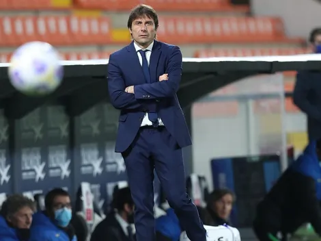 Hinchas del Inter protestan por posible salida de Conte