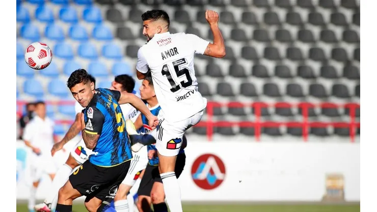 Emiliano Amor debutó ante Huachipato con la camiseta de Colo Colo