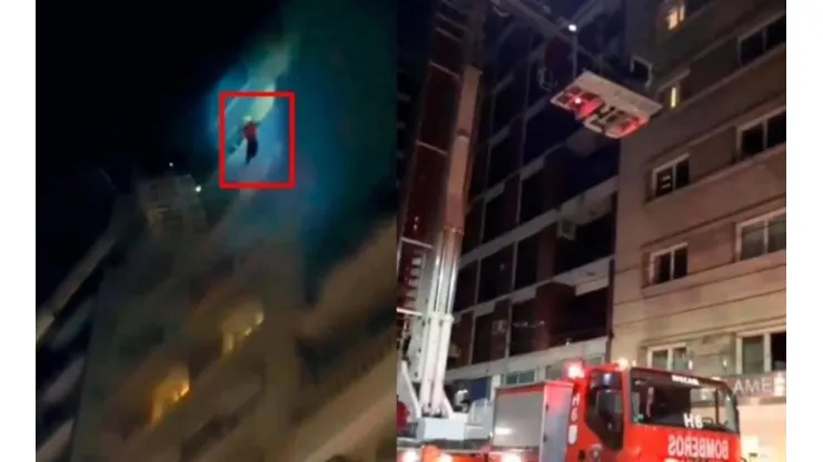 Jugadores de Rentistas quedaron atrapados entre las llamas en un hotel